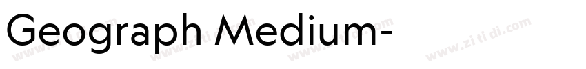 Geograph Medium字体转换